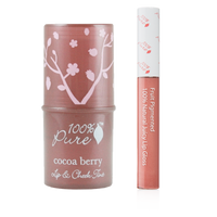 Cocoa Berry: Shimmery Lip Gloss & Lip and Cheek Tint (Purist Perk)